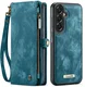 CaseMe 008 Samsung Galaxy A57 Hoesje 2-in-1 Book Case en Back Cover Blauw afbeelding 1