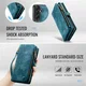 CaseMe 008 Samsung Galaxy A57 Hoesje 2-in-1 Book Case en Back Cover Blauw afbeelding 5
