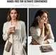 CaseMe 008 Samsung Galaxy A57 Hoesje 2-in-1 Book Case en Back Cover Bruin afbeelding 7