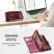 CaseMe 008 Samsung Galaxy A57 Hoesje 2-in-1 Book Case en Back Cover Rood afbeelding 8