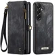 CaseMe 008 Samsung Galaxy A57 Hoesje 2-in-1 Book Case en Back Cover Zwart afbeelding 2