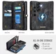 CaseMe 008 Samsung Galaxy A57 Hoesje 2-in-1 Book Case en Back Cover Zwart afbeelding 4