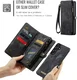 CaseMe 008 Samsung Galaxy A57 Hoesje 2-in-1 Book Case en Back Cover Zwart afbeelding 9