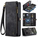 CaseMe 008 Samsung Galaxy A57 Hoesje 2-in-1 Book Case en Back Cover Zwart