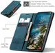 CaseMe 013 Samsung Galaxy A57 Hoesje Book Case met Standaard Blauw afbeelding 3