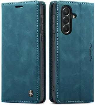 CaseMe 013 Samsung Galaxy A57 Hoesje Book Case met Standaard Blauw
