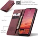 CaseMe 013 Samsung Galaxy A57 Hoesje Book Case met Standaard Rood afbeelding 3