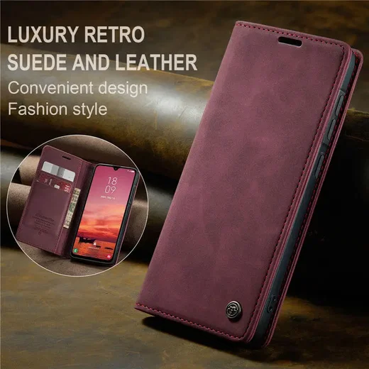 CaseMe 013 Samsung Galaxy A57 Hoesje Book Case met Standaard Rood afbeelding 5