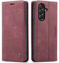 CaseMe 013 Samsung Galaxy A57 Hoesje Book Case met Standaard Rood afbeelding