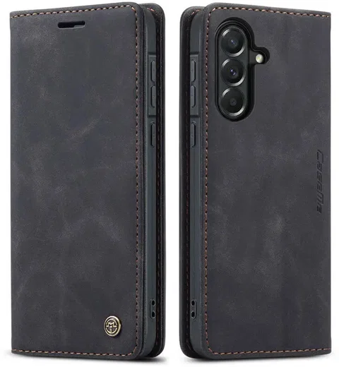 CaseMe 013 Samsung Galaxy A57 Hoesje Book Case met Standaard Zwart afbeelding 1