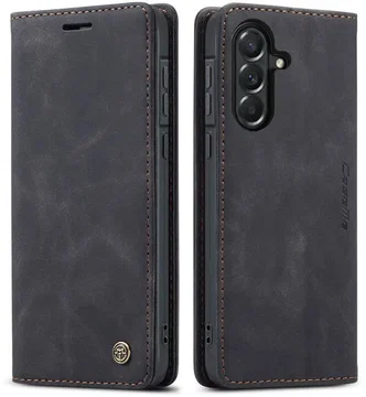 CaseMe 013 Samsung Galaxy A57 Hoesje Book Case met Standaard Zwart