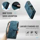 CaseMe C30 Samsung Galaxy A57 Hoesje Pasjeshouder Book Case Blauw afbeelding 6