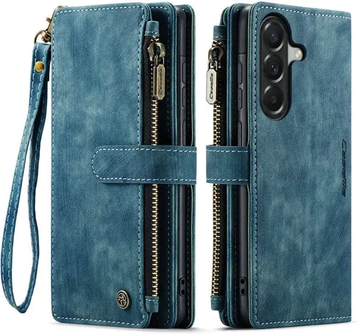 CaseMe C30 Samsung Galaxy A57 Hoesje Pasjeshouder Book Case Blauw afbeelding 1