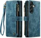 CaseMe C30 Samsung Galaxy A57 Hoesje Pasjeshouder Book Case Blauw afbeelding 1