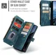 CaseMe C30 Samsung Galaxy A57 Hoesje Pasjeshouder Book Case Blauw afbeelding 5