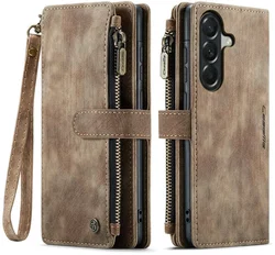 CaseMe C30 Samsung Galaxy A57 Hoesje Pasjeshouder Book Case Bruin afbeelding