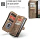 CaseMe C30 Samsung Galaxy A57 Hoesje Pasjeshouder Book Case Bruin afbeelding 5