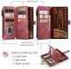 CaseMe C30 Samsung Galaxy A57 Hoesje Pasjeshouder Book Case Rood afbeelding 2