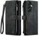 CaseMe C30 Samsung Galaxy A57 Hoesje Pasjeshouder Book Case Zwart afbeelding 1