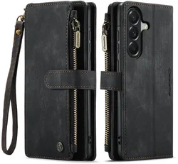 CaseMe C30 Samsung Galaxy A57 Hoesje Pasjeshouder Book Case Zwart afbeelding