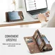 CaseMe 008 Samsung Galaxy A37 Hoesje 2-in-1 Book Case en Back Cover Bruin afbeelding 4