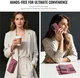 CaseMe 008 Samsung Galaxy A37 Hoesje 2-in-1 Book Case en Back Cover Rood afbeelding 7