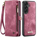 CaseMe 008 Samsung Galaxy A37 Hoesje 2-in-1 Book Case en Back Cover Rood