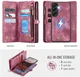 CaseMe 008 Samsung Galaxy A37 Hoesje 2-in-1 Book Case en Back Cover Rood afbeelding 2