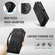 CaseMe 008 Samsung Galaxy A37 Hoesje 2-in-1 Book Case en Back Cover Zwart afbeelding 6