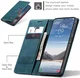 CaseMe 013 Samsung Galaxy A37 Hoesje Book Case met Standaard Blauw afbeelding 3