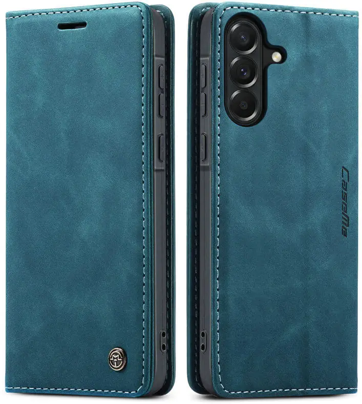 CaseMe 013 Samsung Galaxy A37 Hoesje Book Case met Standaard Blauw afbeelding 1