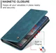 CaseMe 013 Samsung Galaxy A37 Hoesje Book Case met Standaard Blauw afbeelding 4