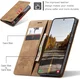 CaseMe 013 Samsung Galaxy A37 Hoesje Book Case met Standaard Bruin afbeelding 4