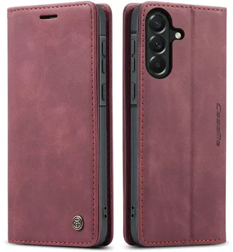 CaseMe 013 Samsung Galaxy A37 Hoesje Book Case met Standaard Rood