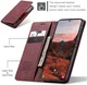 CaseMe 013 Samsung Galaxy A37 Hoesje Book Case met Standaard Rood afbeelding 3