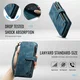 CaseMe C30 Samsung Galaxy A37 Hoesje Pasjeshouder Book Case Blauw afbeelding 6