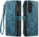 CaseMe C30 Samsung Galaxy A37 Hoesje Pasjeshouder Book Case Blauw