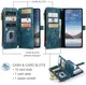 CaseMe C30 Samsung Galaxy A37 Hoesje Pasjeshouder Book Case Blauw afbeelding 2