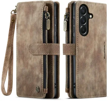 CaseMe C30 Samsung Galaxy A37 Hoesje Pasjeshouder Book Case Bruin