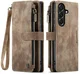 CaseMe C30 Samsung Galaxy A37 Hoesje Pasjeshouder Book Case Bruin