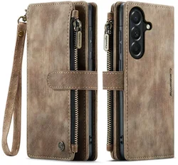 CaseMe C30 Samsung Galaxy A37 Hoesje Pasjeshouder Book Case Bruin afbeelding
