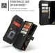 CaseMe C30 Samsung Galaxy A37 Hoesje Pasjeshouder Book Case Zwart afbeelding 4