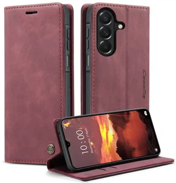 CaseMe 013 Samsung Galaxy A27 Hoesje Book Case met Standaard Rood