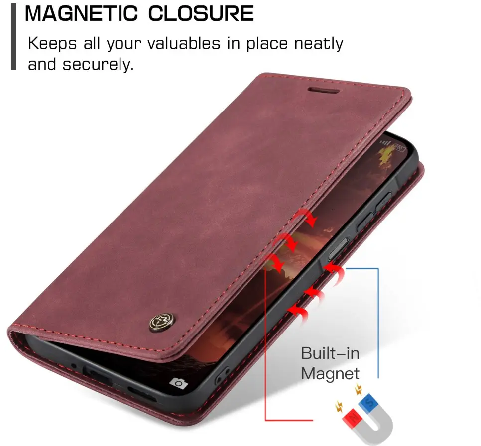 CaseMe 013 Samsung Galaxy A27 Hoesje Book Case met Standaard Rood afbeelding 10