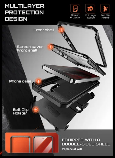 SUPCASE UB Mag Pro Samsung Galaxy S26 Hoesje MagSafe Stand Zwart afbeelding 6