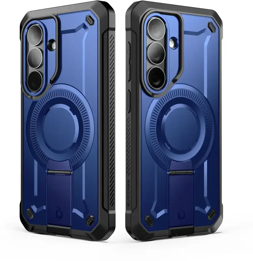 SUPCASE UB Mag Pro Samsung Galaxy S26 Hoesje MagSafe Stand Blauw afbeelding 2