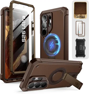 SUPCASE UB Mag Pro Samsung Galaxy S26 Ultra Hoesje MagSafe Stand Bruin
