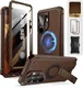SUPCASE UB Mag Pro Samsung Galaxy S26 Ultra Hoesje MagSafe Stand Bruin