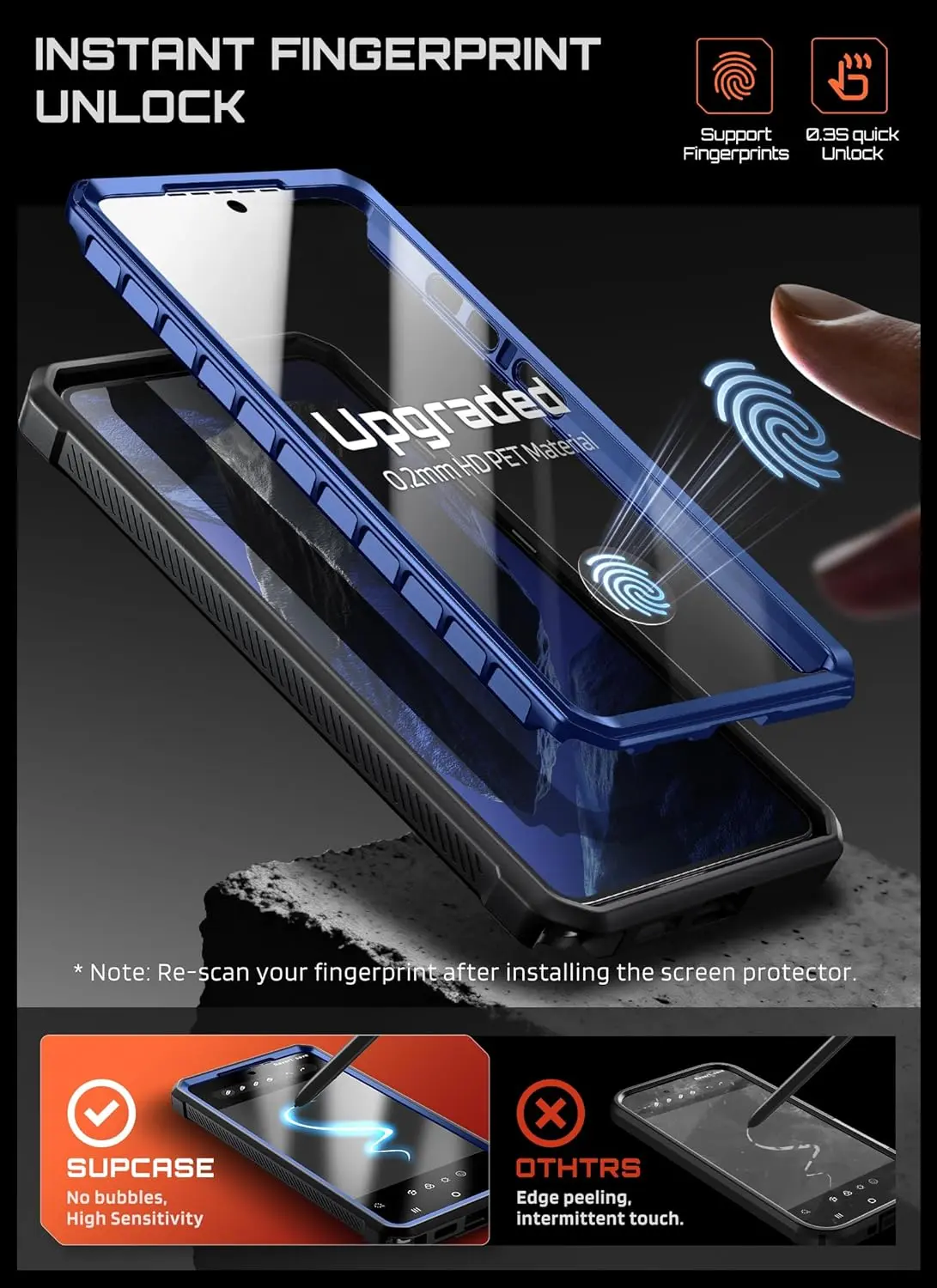 SUPCASE UB Mag Pro Samsung Galaxy S26 Ultra Hoesje MagSafe Stand Blauw afbeelding 6