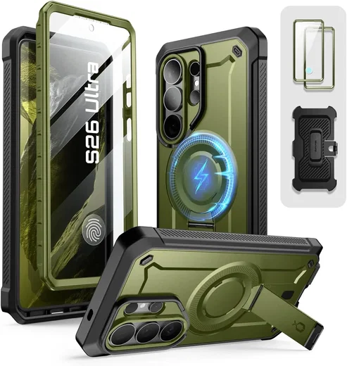 SUPCASE UB Mag Pro Samsung Galaxy S26 Ultra Hoesje MagSafe Stand Groen afbeelding 1